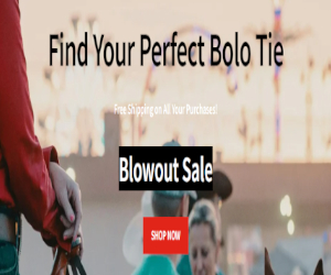 BoloTieTrail collection banner – outdoor trail inspired bolo ties